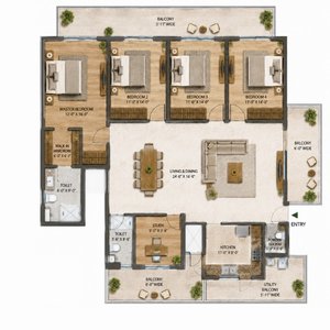 4.5 bhk